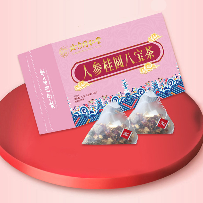 同仁堂人参桂圆八宝茶120g/盒