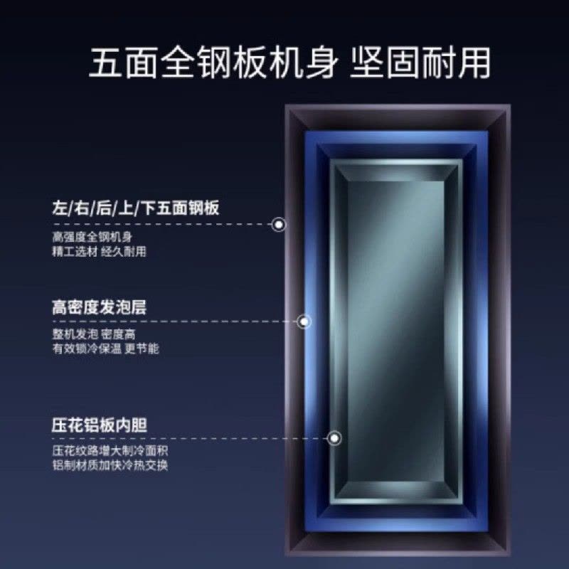 澳柯玛SC-229W冷藏展示柜保鲜柜饮料冰箱水果凉菜酒水风蔬菜商用风冷无霜图片
