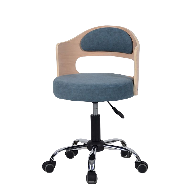 蕃蒂升降椅深蓝色把高清大图