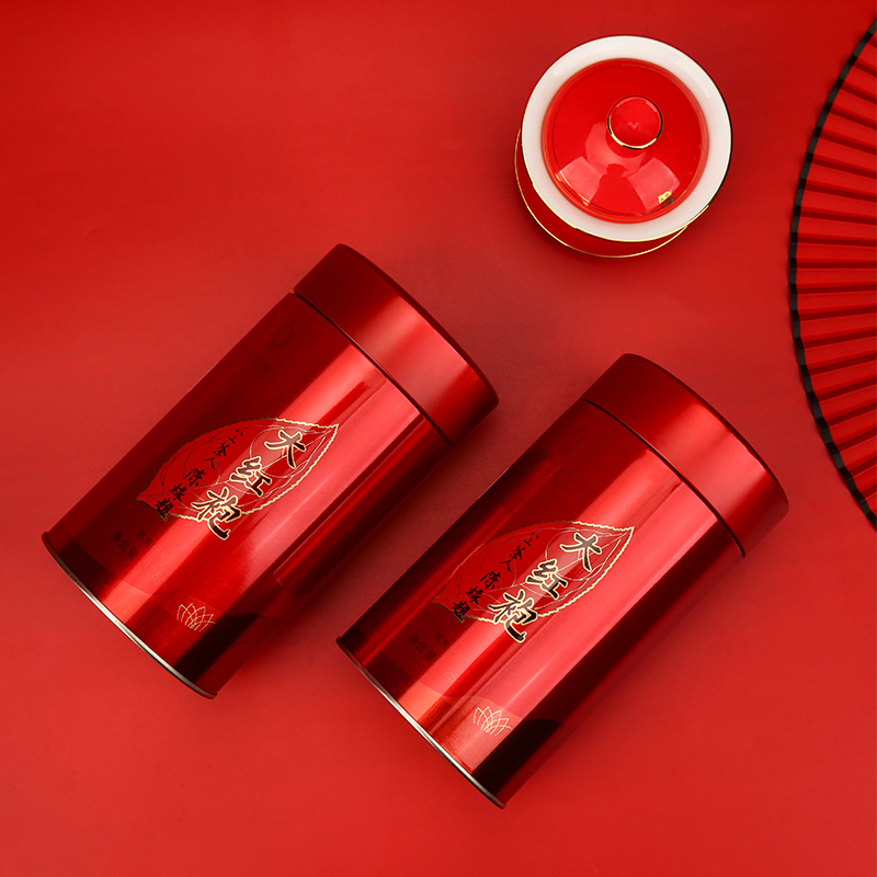 武夷星 喜遇阿茗AM500 大红袍 125g罐装 口粮茶 武夷岩茶