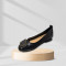 鼎兆荟鼎兆荟女士真皮软底单鞋G 黑色