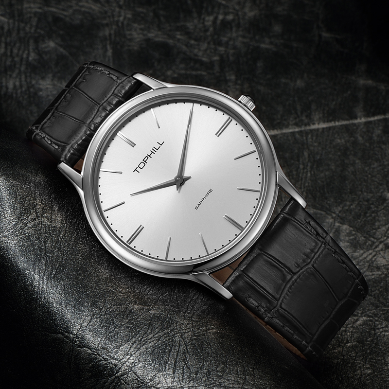 瑞士拓非手表男进口石英机芯ta011g轻薄防水运动学生休闲男士腕表