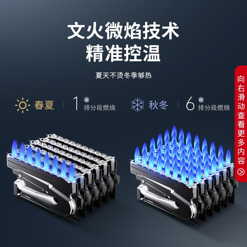 MICOE四季沐歌·M313·家用燃气热水器 节能省气12L.13L.16L强排 即开即热 智能恒温 多重安全保护