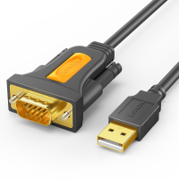 绿联 USB转COM线 usb转串口线九针com 1米公头