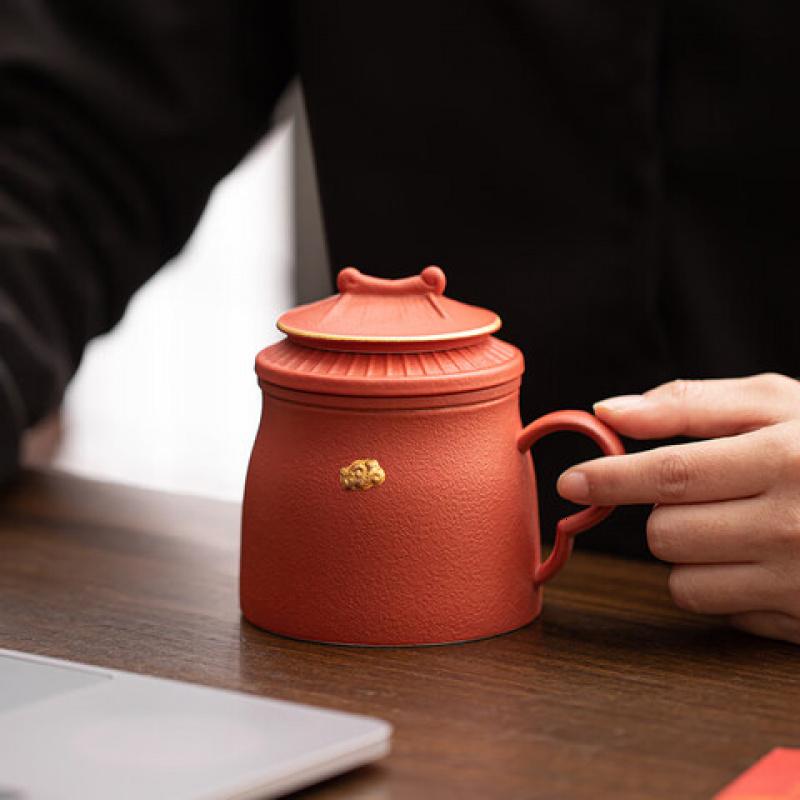 苏氏陶瓷(SUSHI CERAMICS) J0314-1故宫禾黍办公杯 260ml (单位:个)高清大图