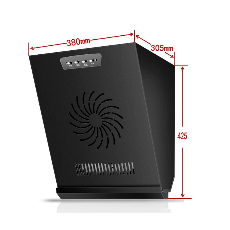 欢呼好太太油烟机小尺寸侧吸式迷你小型380mm家用厨房脱排企业价抽烟机小户型公寓出租房无清洗功能自行安装黑色款C-001高清大图