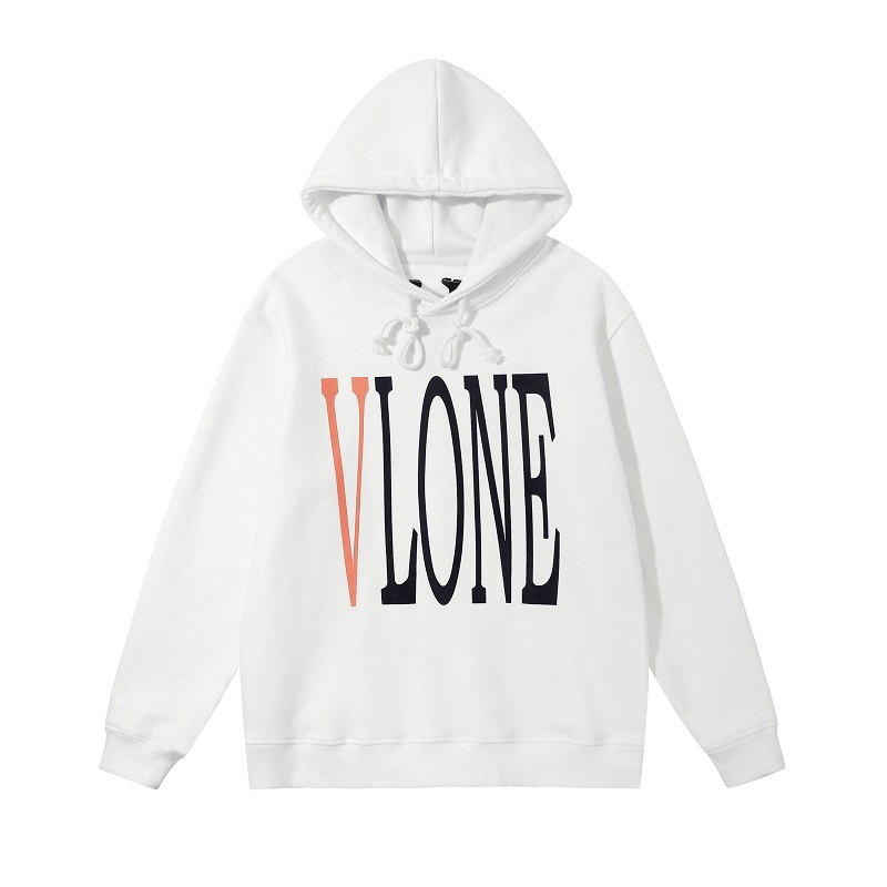 vlone连帽卫衣情侣装秋冬季大v外套男潮高级感宽松