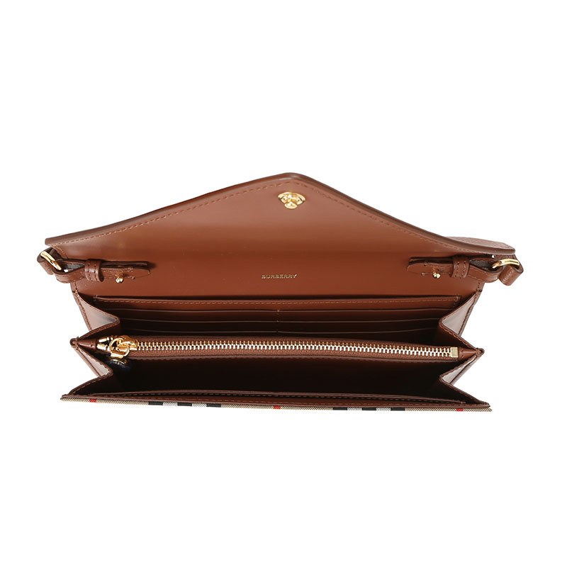 burberry博柏利vintage女士单肩包信封包字母印字标