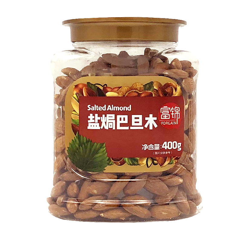 富锦盐焗巴旦木(罐装)400g