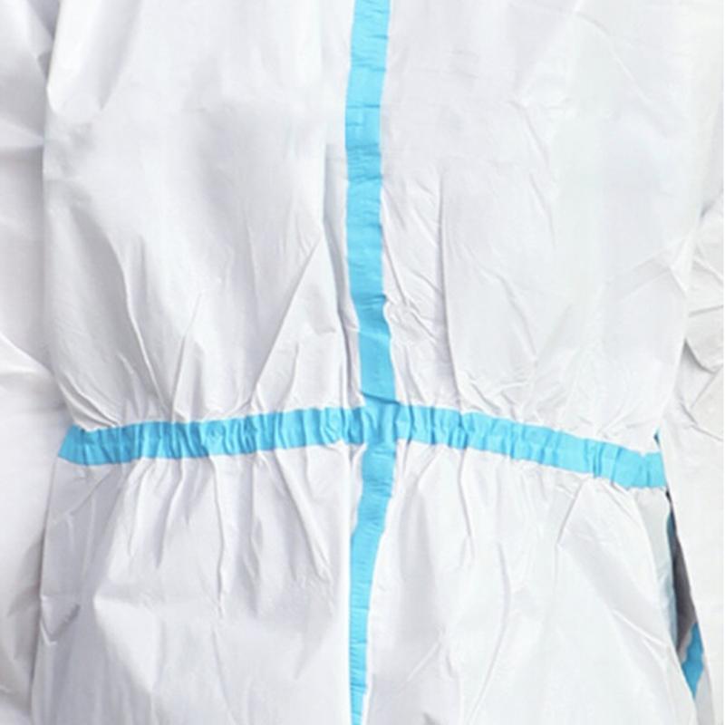 海氏海诺一次性防护服透气男女隔离服隔离衣无纺布连体式套装无菌级不