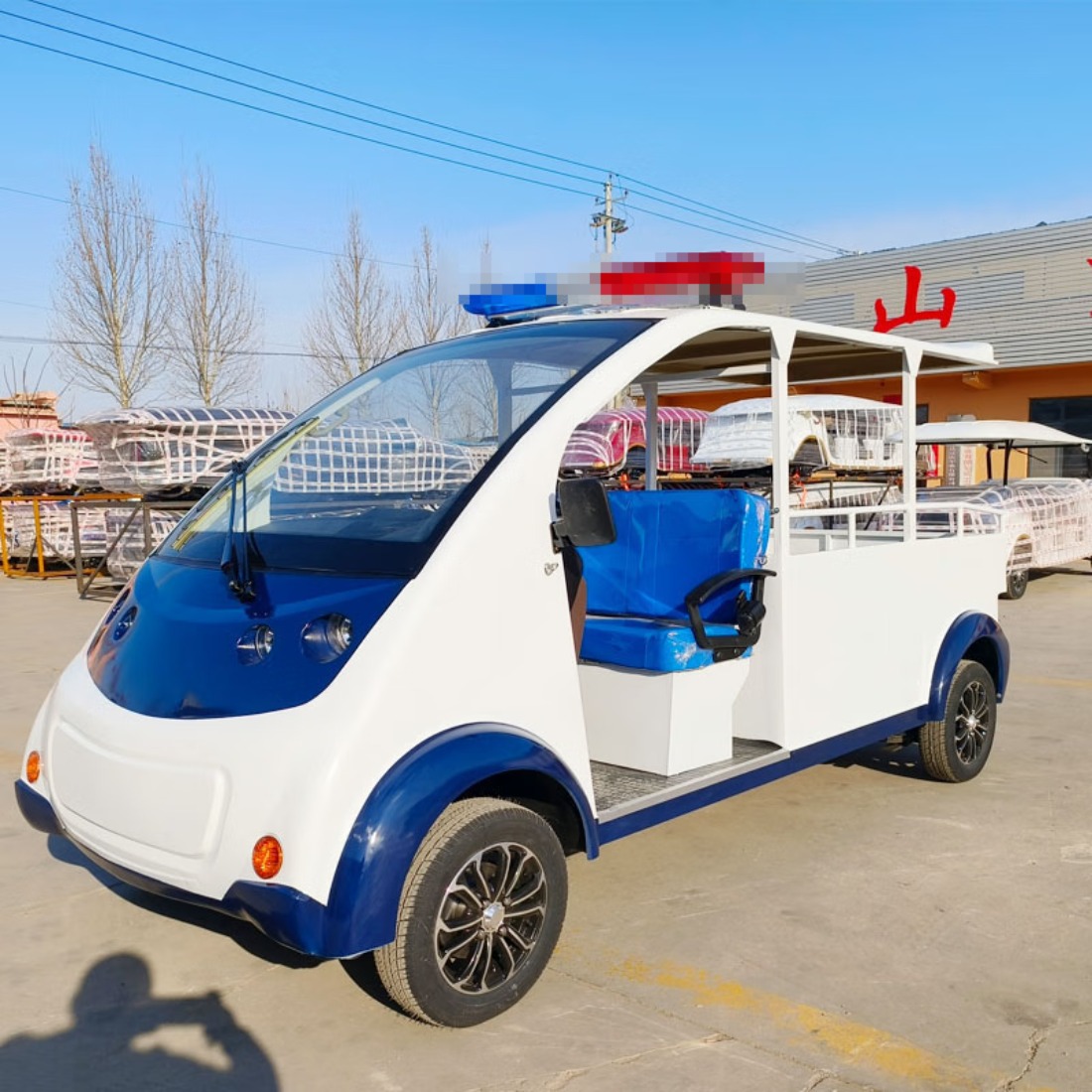 龙云天盾2座电动巡逻车皮卡车四轮观光车带斗物业保安巡查车拉货搬运车景区校园巡视车转运车摆渡电瓶载货