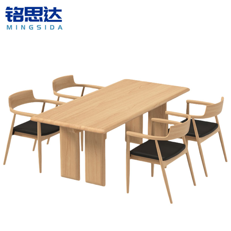 铭 思 达 实 木餐 桌高清大图