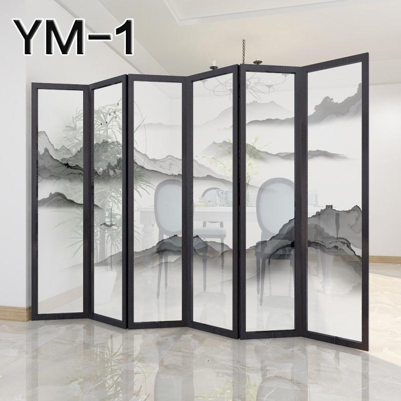 BONJEAN中式实木客厅屏风隔断墙折叠移动简约现公室遮挡卧室家用装饰高清大图