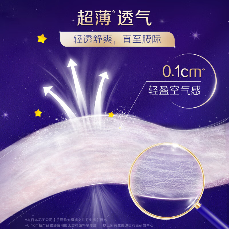 花王乐而雅晚安裤2片(M-L码)高清大图