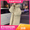 [超买]拉夏贝尔旗下LA CHAPELLE HOMME2021年冬季新款韩版宽松加厚ins服大毛领女外套潮