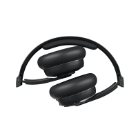 骷髅头(Skullcandy)Cassette卡带头戴式蓝牙耳机 舒适耳垫设计 22小时续航配备快充 黑色