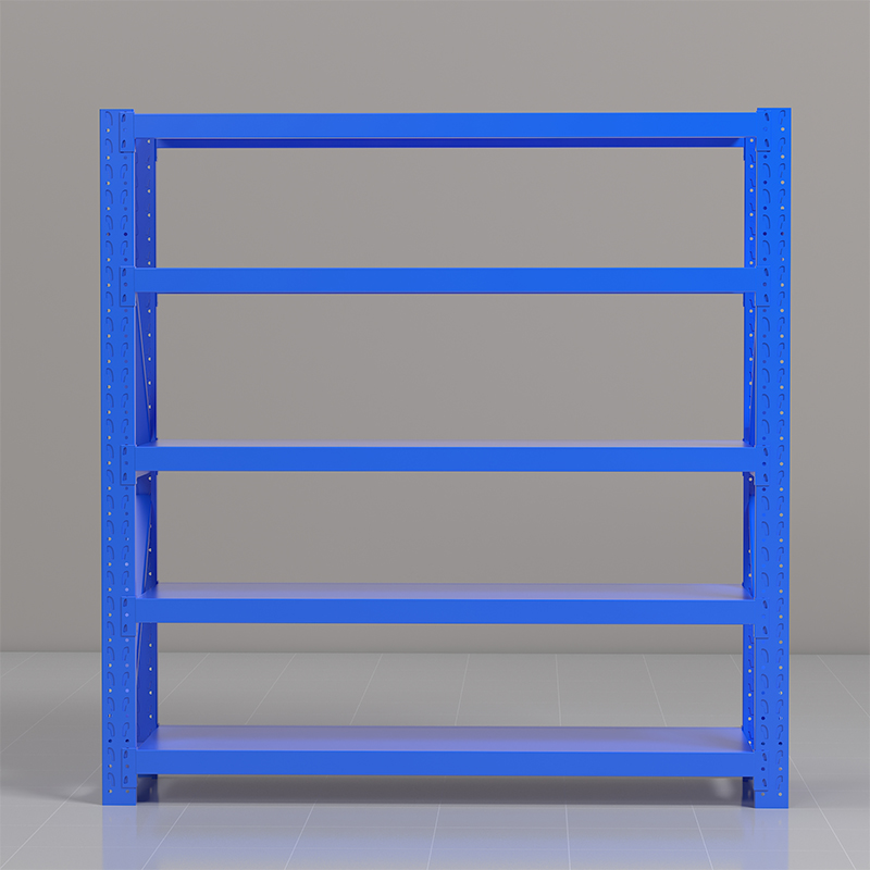 臻远ZYJJ-HJ-068仓储货架重型货架蓝色五层主架2000*600*2000mm/300kg高清大图