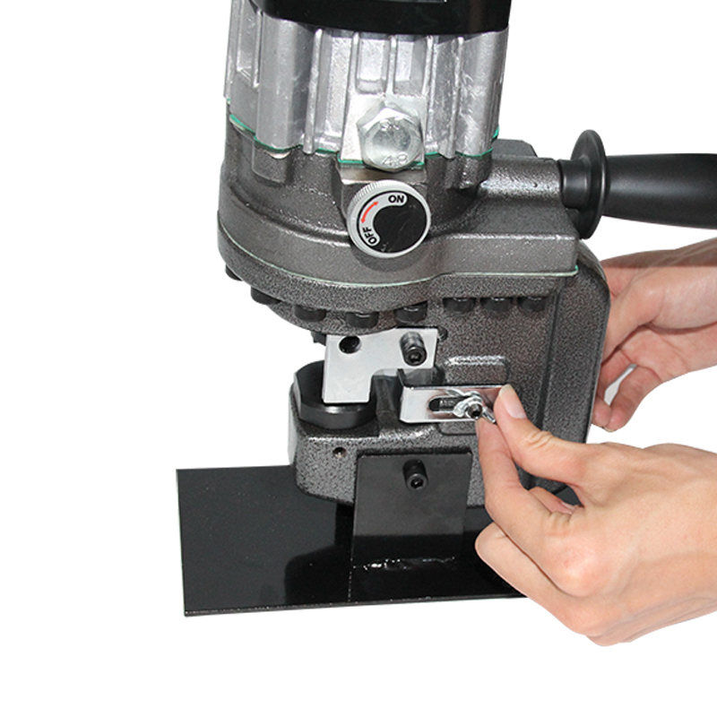 hikwang冲孔机电动冲孔机手提液压冲孔机槽钢角铁打孔机开孔器铁板