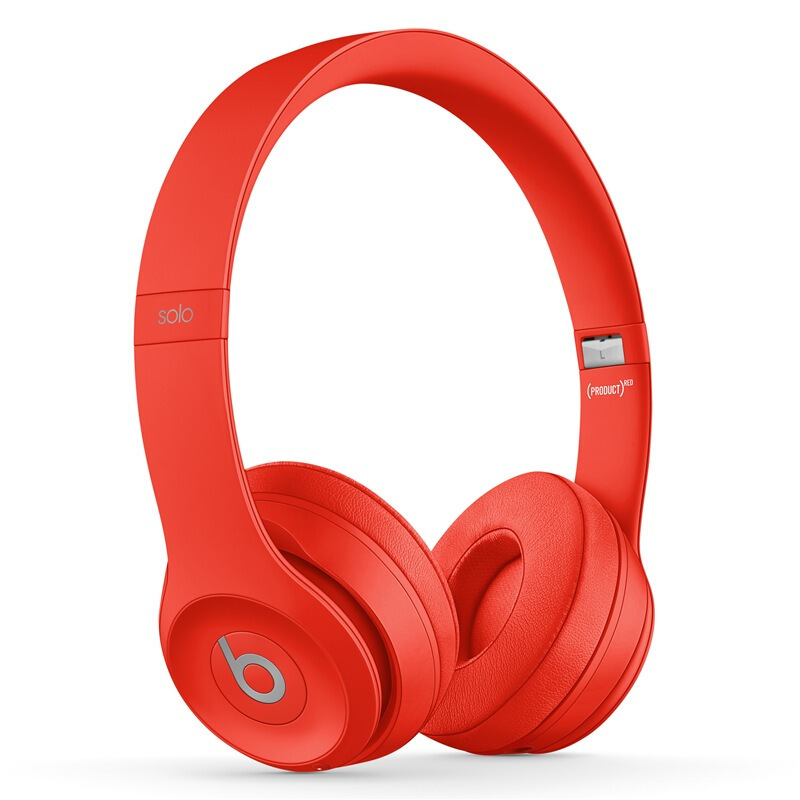 Beats Solo3 Wireless 魔音 头戴式 蓝牙无线游戏耳机 至臻音效 红色