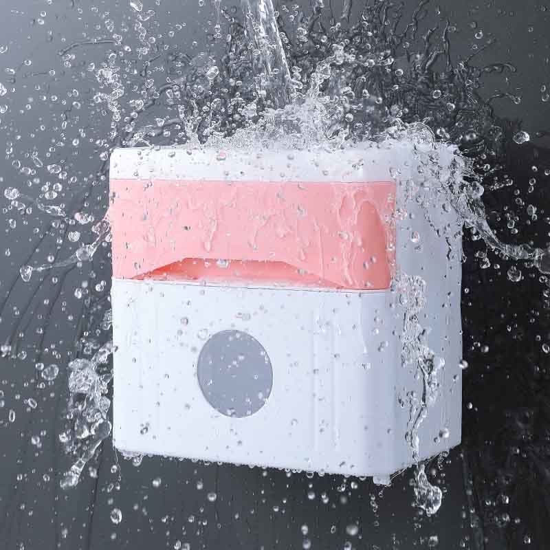 单层蓝色 卫生间纸巾盒厕纸盒免打孔卫生纸巾架防水厕所卷纸架卫生间置物架图片