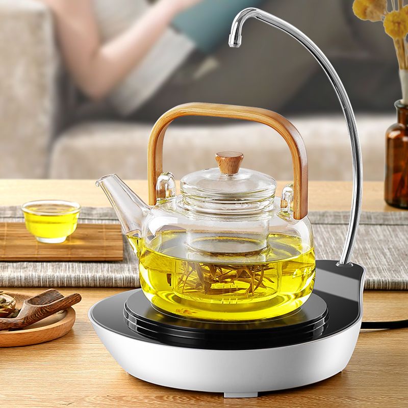 电陶炉家用办公迷你煮茶炉小型电磁炉煮茶器泡茶玻璃多功能|自动上水电茶炉