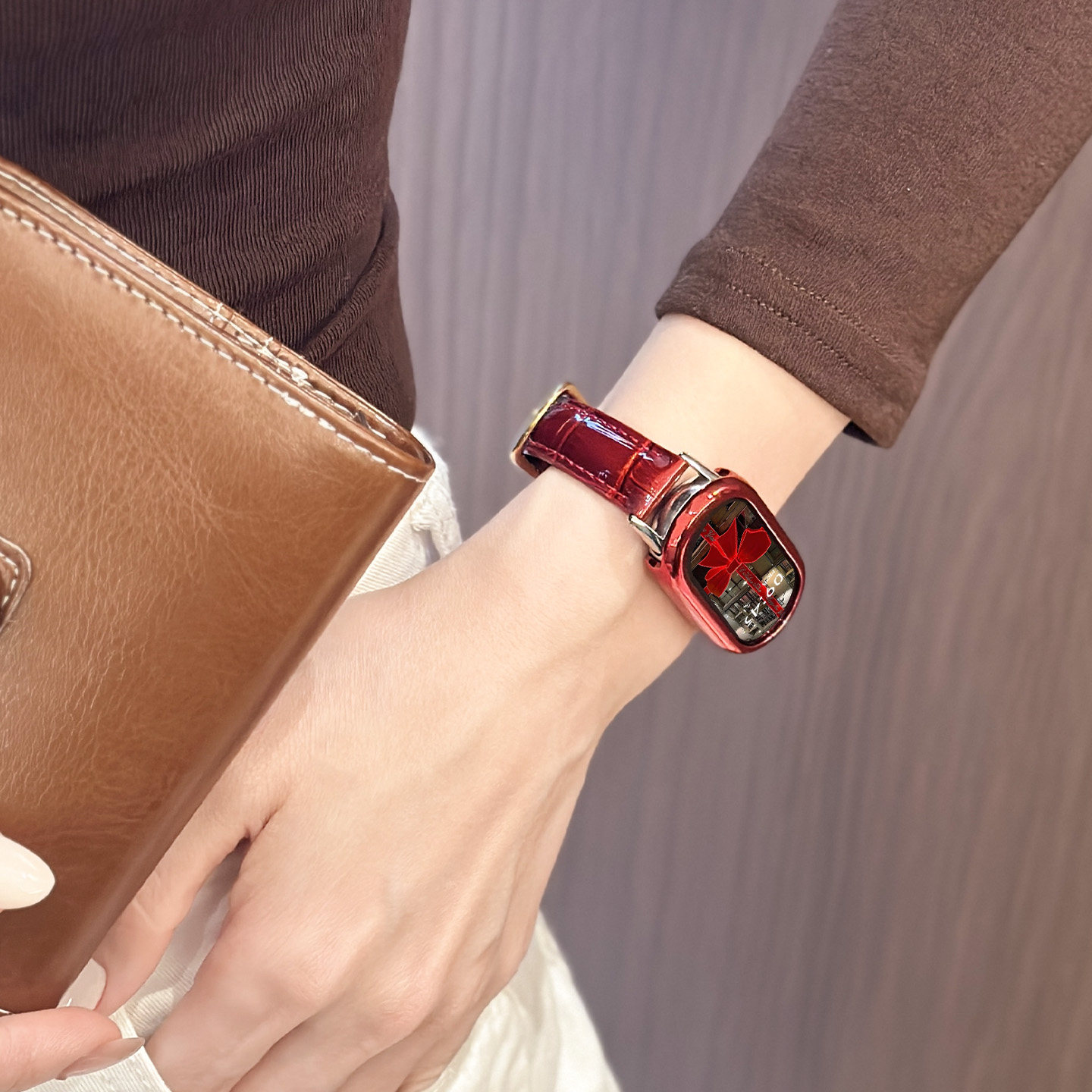 适用小天才电话手表表带Z10/Z9可爱挂脖Z11新款Z8Z7S保护套3139B高清大图