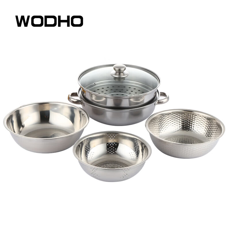 万德霍幸福一家六件套 锅具套装全家福 煎炒炖煮一应俱全 WDH-G0140537高清大图