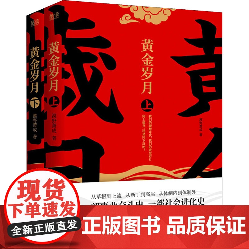 黄金岁月(上下2册) 漠野萧成 作品 官场反腐小说 正道 黄金岁月 中国文学小说 事业奋斗 社会进化 畅谈社会中坚力量的高清大图
