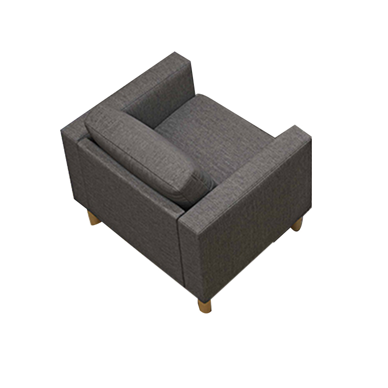 富和美沙发办公沙发接待会客办公室家具办公沙发休闲沙发洽谈沙发151单人位沙发高清大图