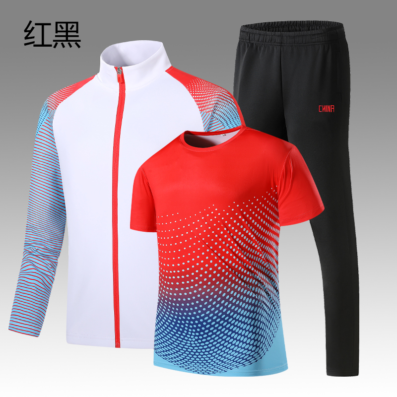 统狮 运动套装 Y08 套 红黑 XL