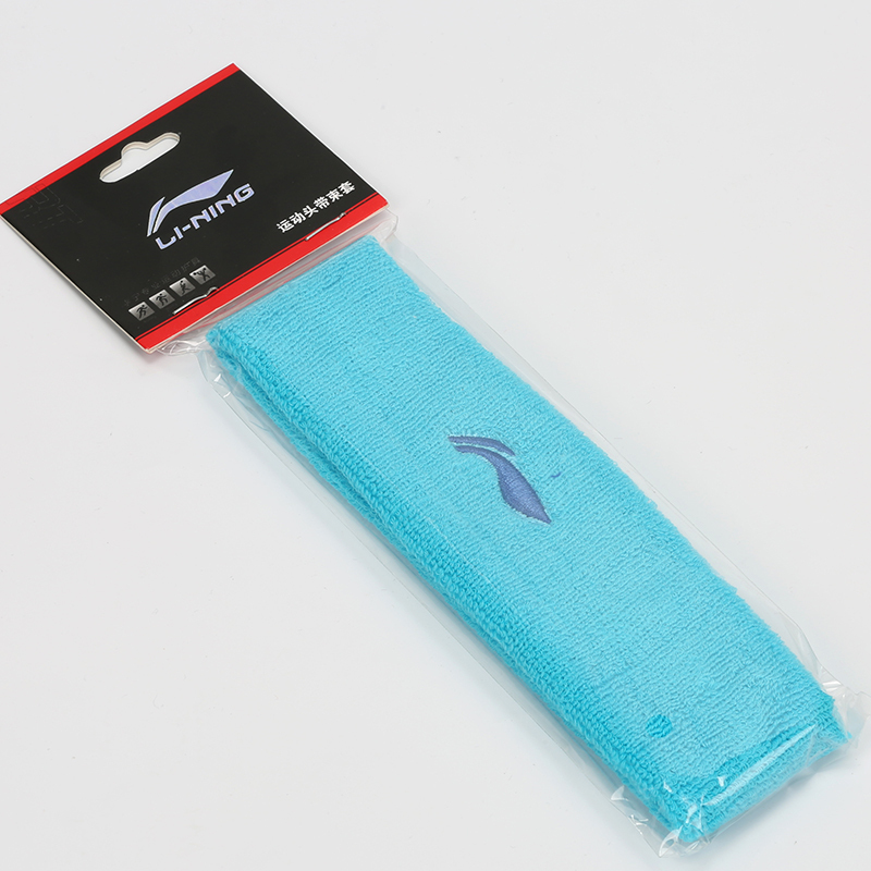 李宁lining运动护头带男女棉质运动头带吸汗带束发带运动头巾3633时尚