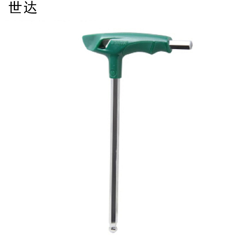 世达(SATA) T型球头内六角扳手 L型内六角扳手 10MM 83116 (单位:把)