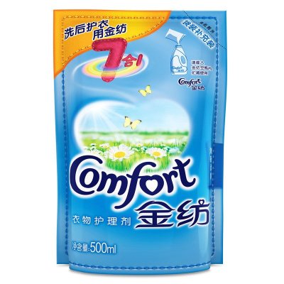 金纺清新柔顺衣物护理剂500ml