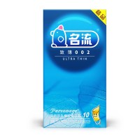 名流(Personage)避孕套 安全套 精品系列 致薄002型10只装 超薄成人情趣性用品 男用