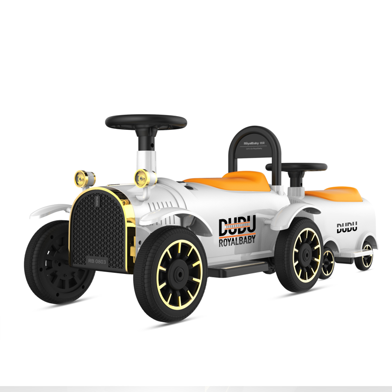 优贝royalbaby儿童电动车四轮可坐玩具汽车双人大人可坐小孩男女宝宝