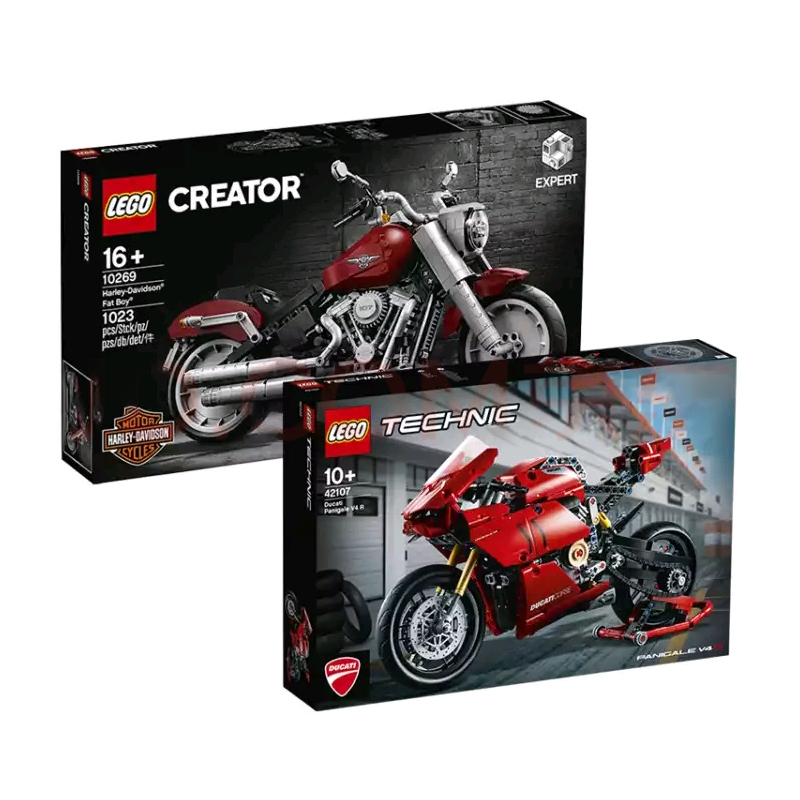 [保税区发货]乐高(LEGO) 哈雷摩托车10269 积木 益智 儿童成人玩具 送礼