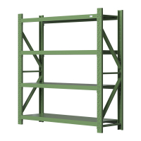 臻远ZYJJ-HJ-010仓储货架库房置物架重型货架军绿色主架1500*600*2000m