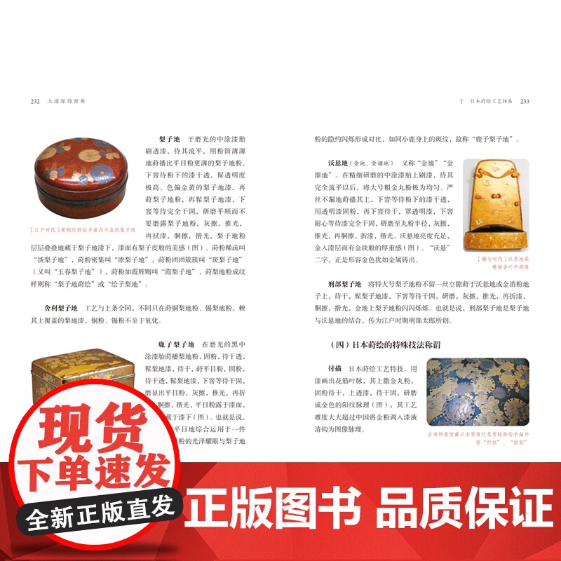 大漆髹饰辞典 非遗 漆艺 长北 陈厚娟 著 540幅高清图片 632个词条 大漆手工艺必备辞典高清大图