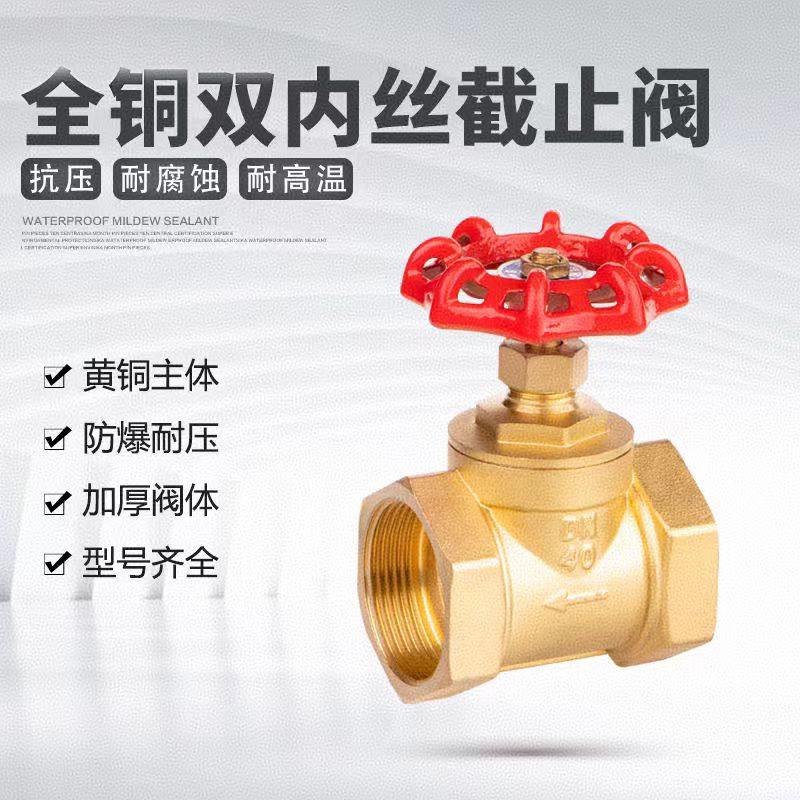 中锦科技 铜截止阀 耐高温截止阀 DN100[4寸] 个高清大图