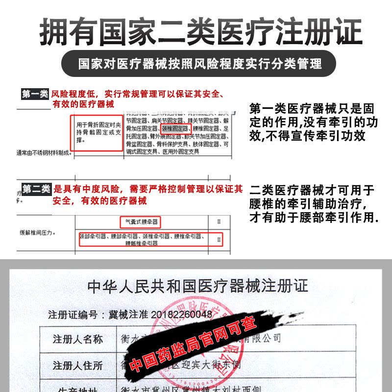 罗脉 腰椎牵引器Y01腰间盘突出 充气式护腰带腰椎劳损固定带非按摩器理疗仪腰托 腰疼腰痛通用透气 腰椎间盘治疗仪腰托图片