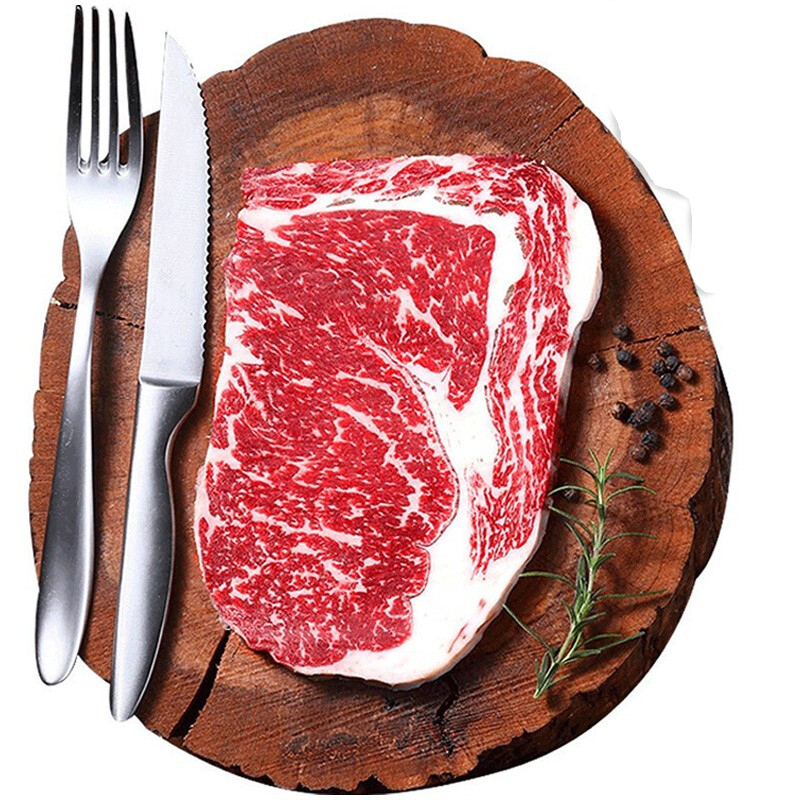 小牛凯西牛肉 小牛凯西 原肉整切牛排眼肉西冷家用牛排10片1000g