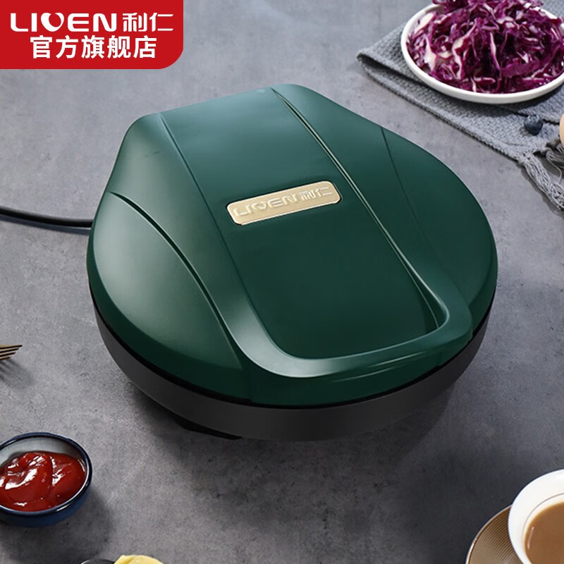 利仁(Liven)电饼铛家用双面加热烙饼锅加深加大烤盘煎烤机多功能早餐机家庭用电饼档LPBC-86高清大图
