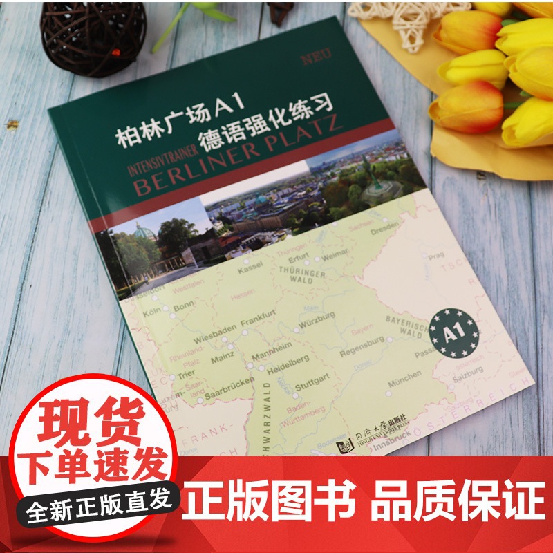 柏林广场A1德语强化练习 克里斯蒂娜·蕾迈克编 欧标德语经典练习 提升阅读听力理解书面口头表达 提高学习德语能力同济大学高清大图