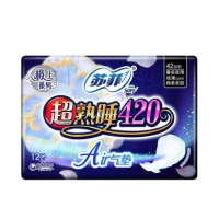 苏菲超熟睡420AIR气垫极薄夜用 12片*5包