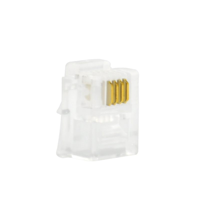 酷比客(L-CUBIC) LCLNC3PLUG64 6P4C四芯RJ11电话水晶头 100颗