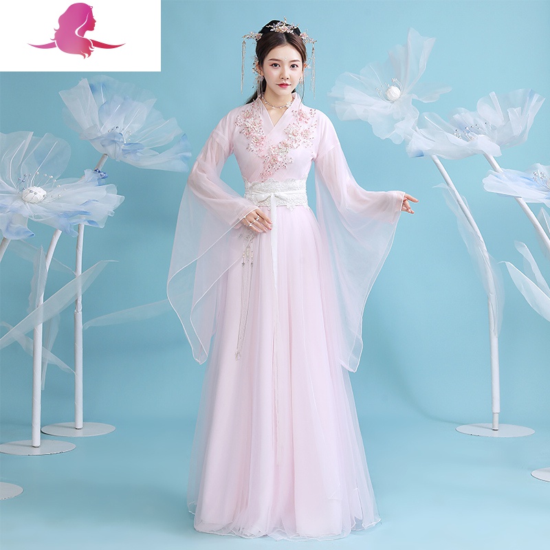 艳如飞原创古装汉服女中国风仙气超仙仙女飘逸古风学