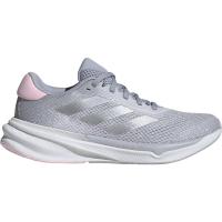 阿迪达斯(adidas)女士跑步鞋缓震透气耐磨训练鞋银色潮流运动鞋