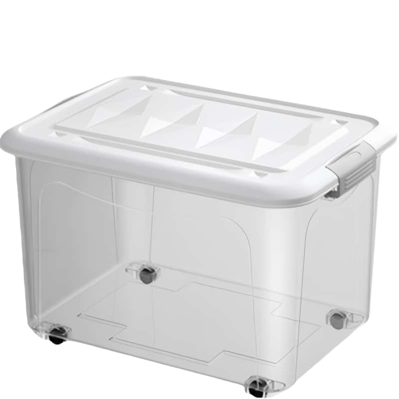 铭思沃透明收纳箱60*46*37cm个高清大图