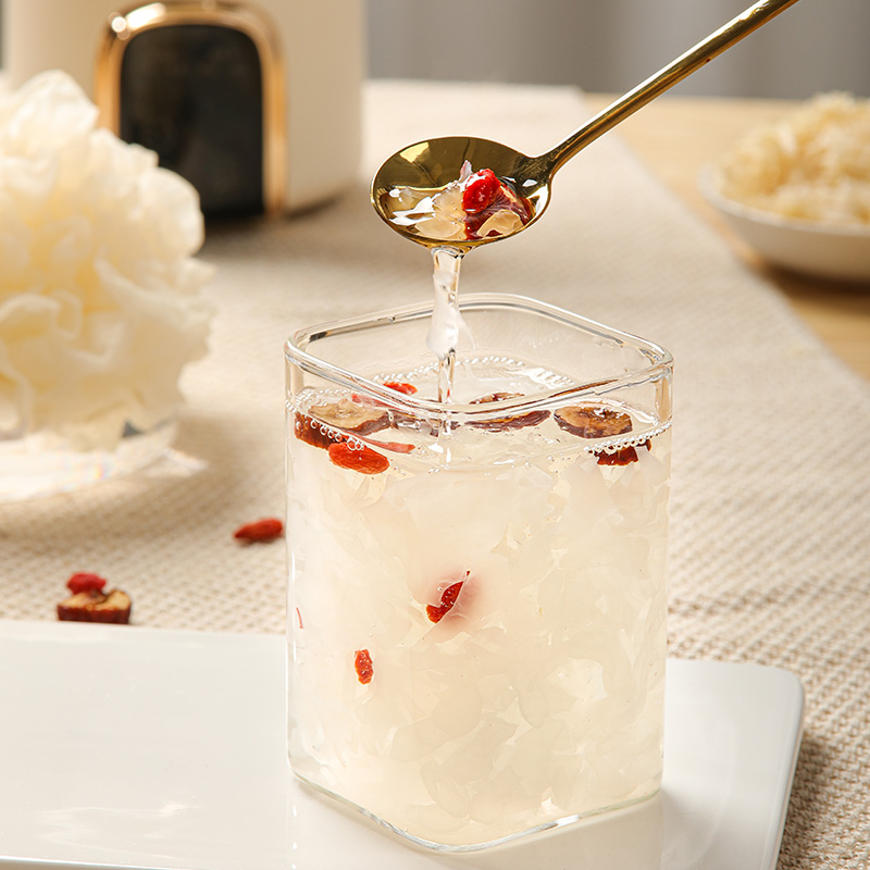 黄金果农有机高山银耳礼盒275g送礼银耳干货枸杞红枣冰糖企业团购礼品高清大图