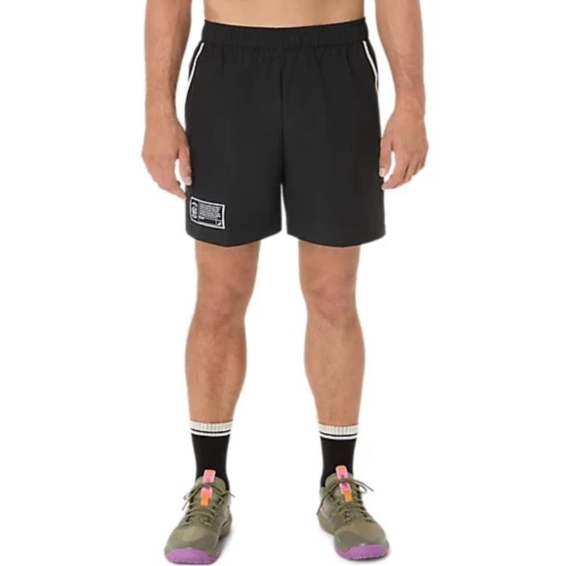 Asics/亚瑟士高尔夫运动透气速干男士篮球款宽松短裤 performance高清大图